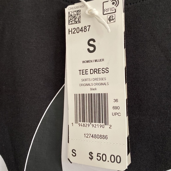 NEW Adidas Marimekko Cotton Tee Shirt Dress - Picture 7 of 9